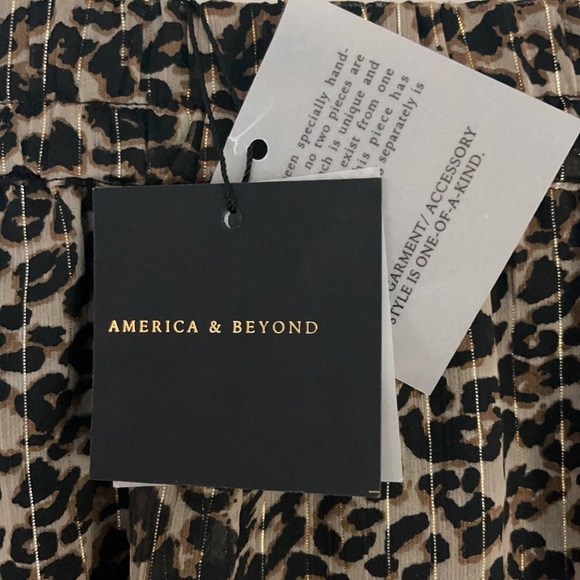America & Beyond Leopard print NWTS size m - Picture 4 of 6